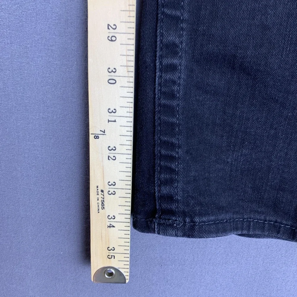 True Religion Geno‎ Jeans Mens 38x34 Black Relaxed Slim Straight Rinse Denim